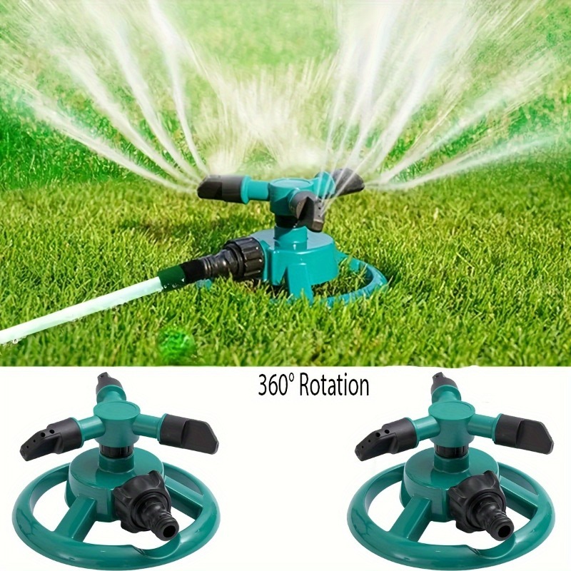 Automatic Watering - Sprinkler Nozzle 360 Degree Automatic Rotating