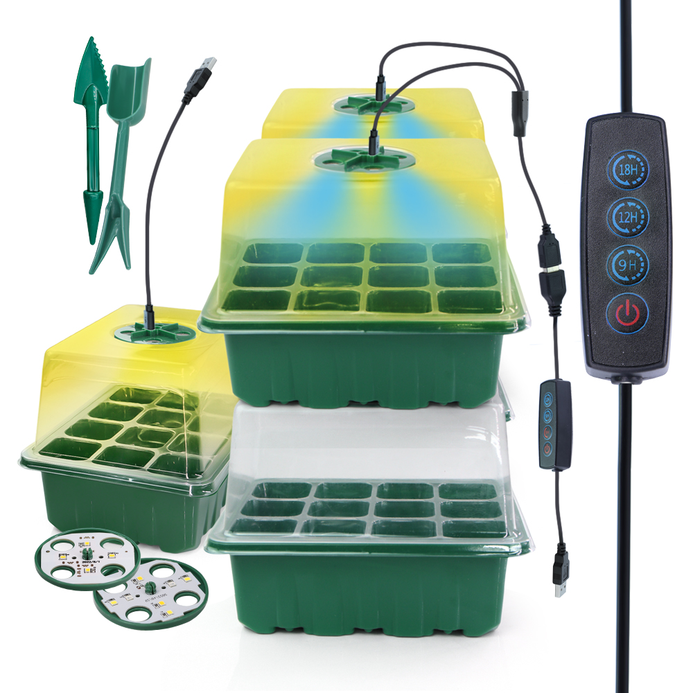 Grow Light Led - LED Nursery Pots with Grow Light