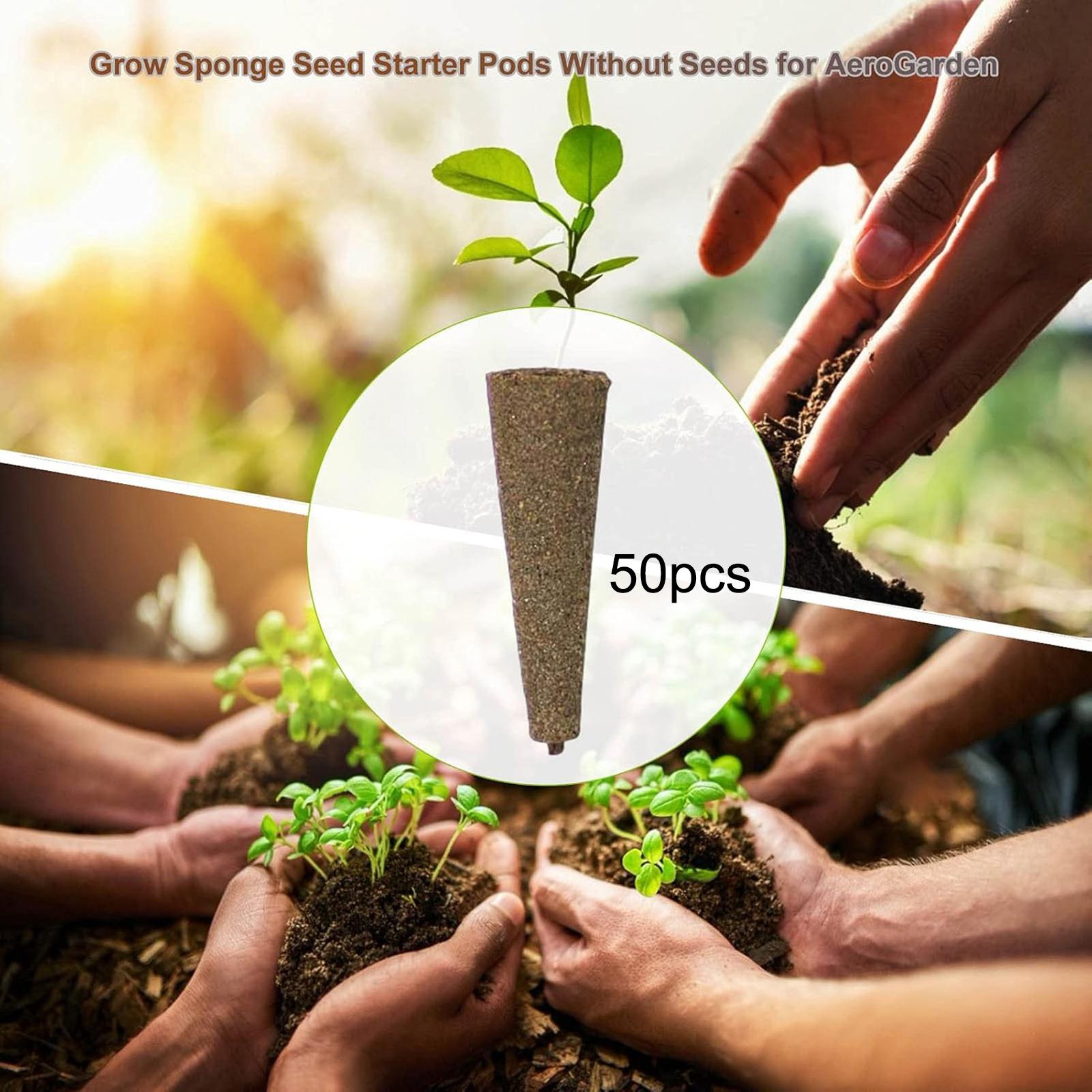 50Pcs Grow Sponges Root Growth - Hydroponic Grow Pod 评论和价格
