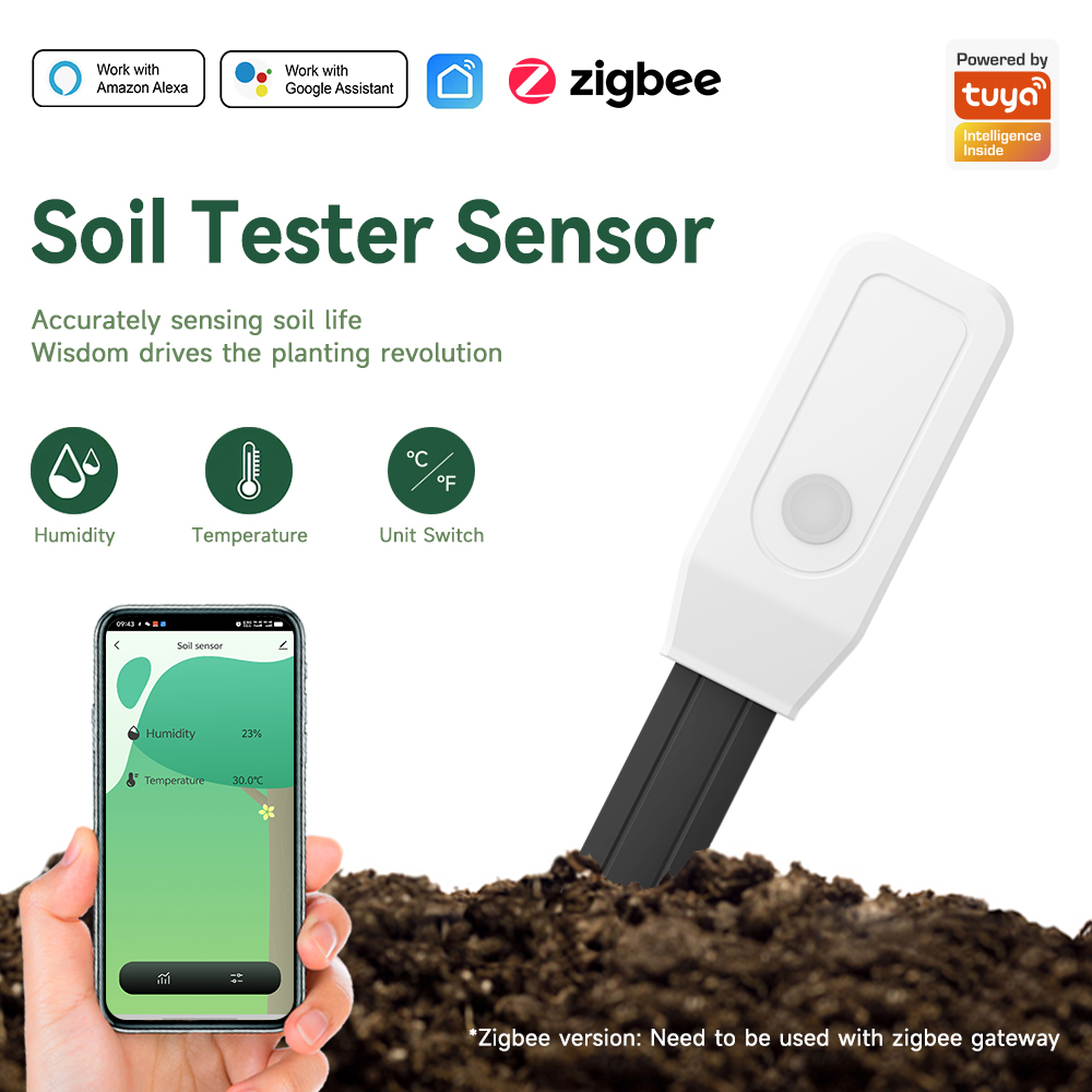 Smart Soil Tester Sensor, Zigb - Plant Monitor 评论和价格