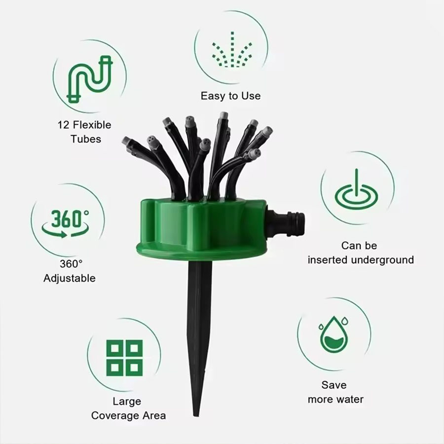 360° Automatic Rotating Garden - Automatic Watering 评论和价格