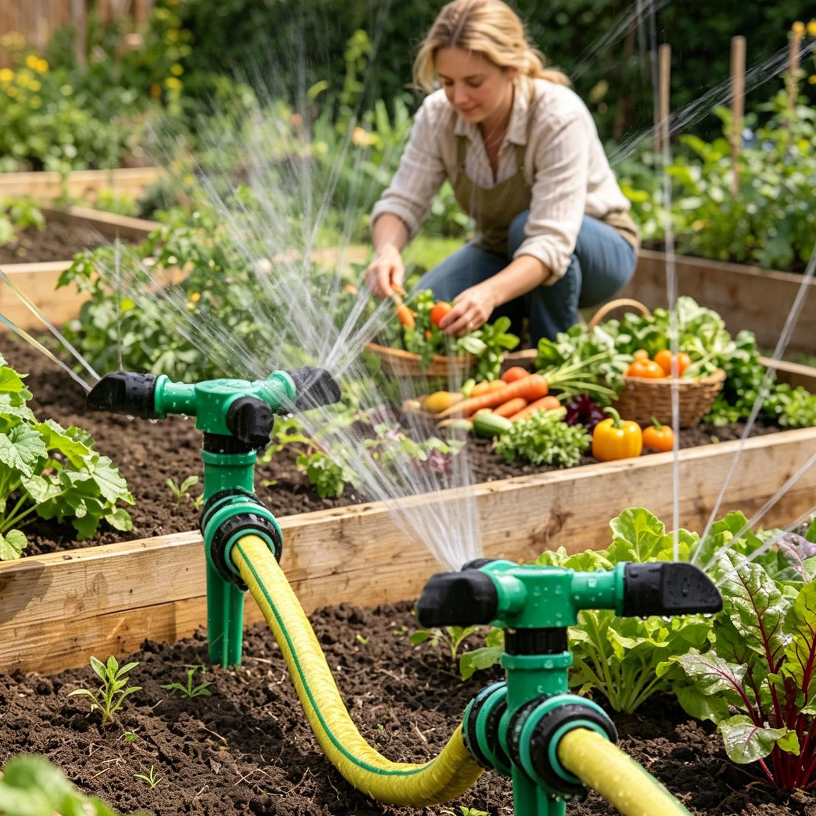 Automatic Rotating Water Sprin - Automatic Watering 评论和价格