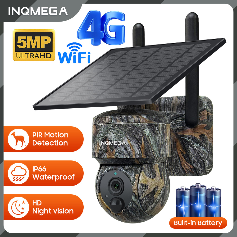 INQMEGA 5MP 4G / WIFI Solar Wi - Garden Camera 评论和价格