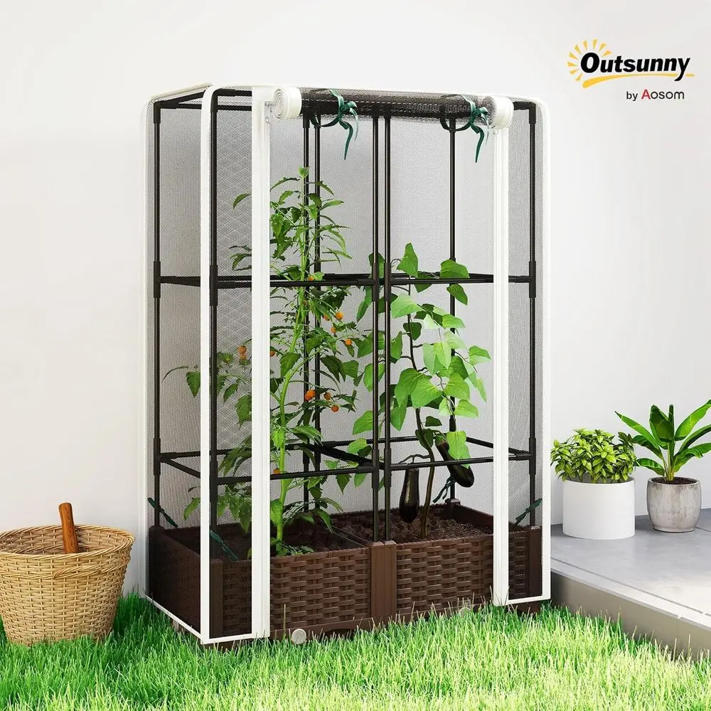 Elevated Garden Bed with Trell - Self Watering Planter 评论和价格