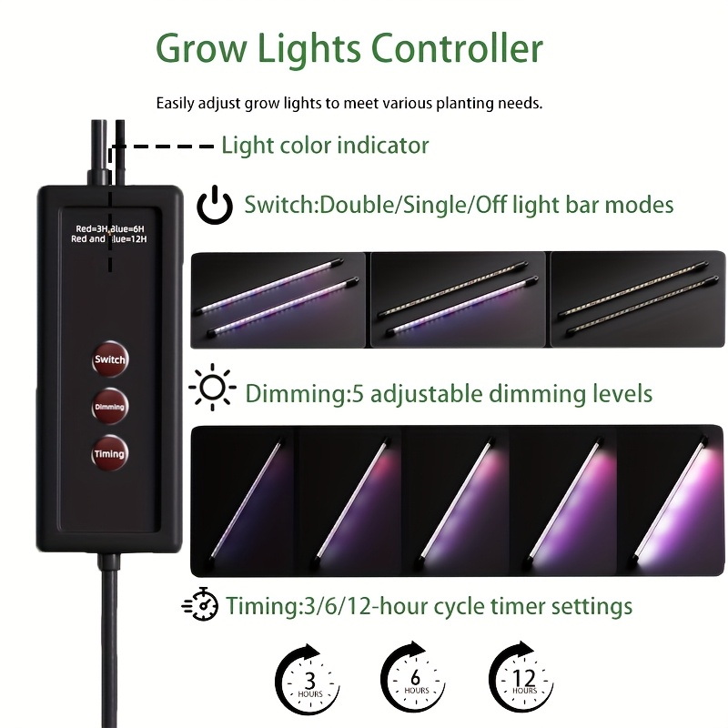 36-Cell Seed Starter Tray W/ G - Grow Light Led 评论和价格