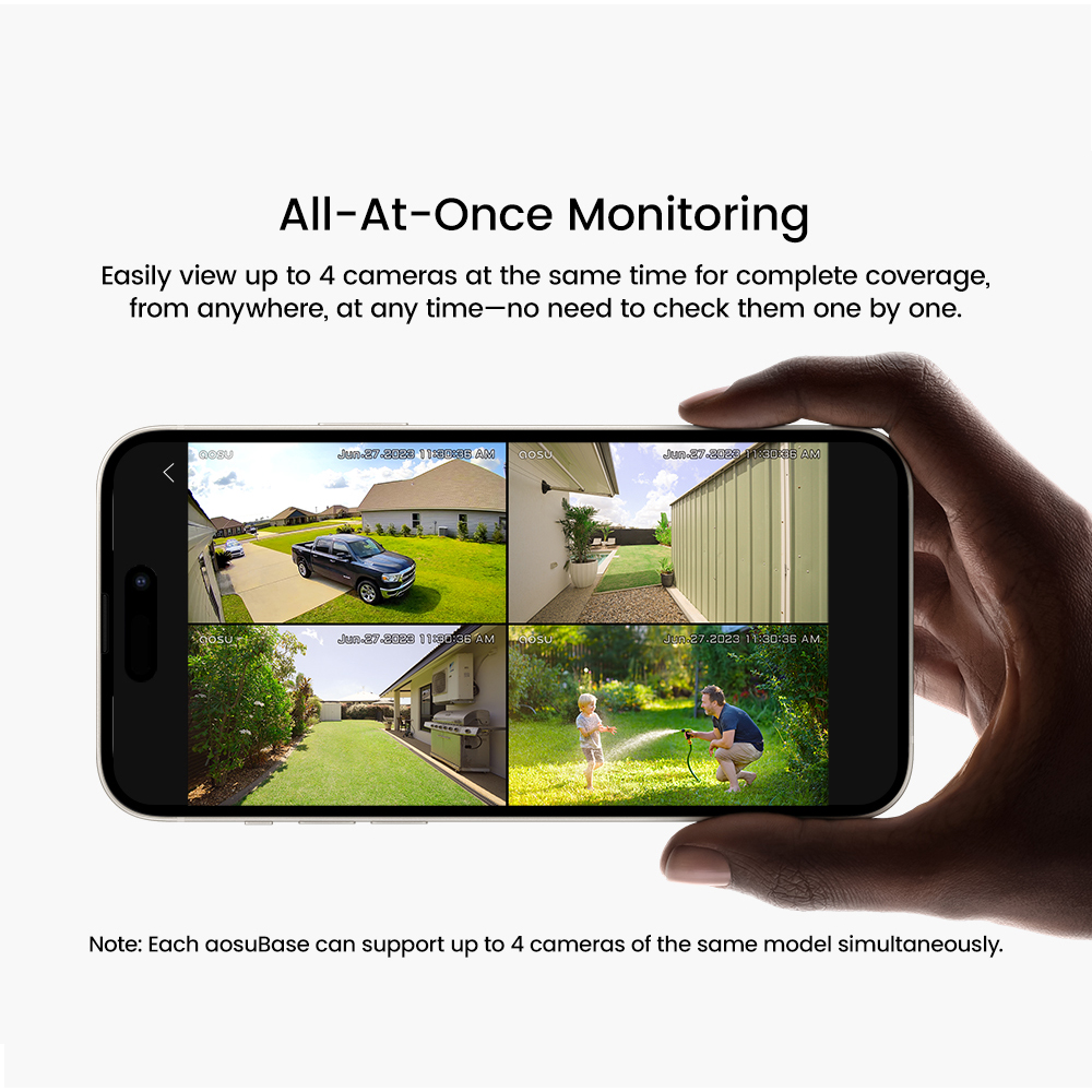 AOSU 5MP Solar Camera System O - Garden Camera 评论和价格