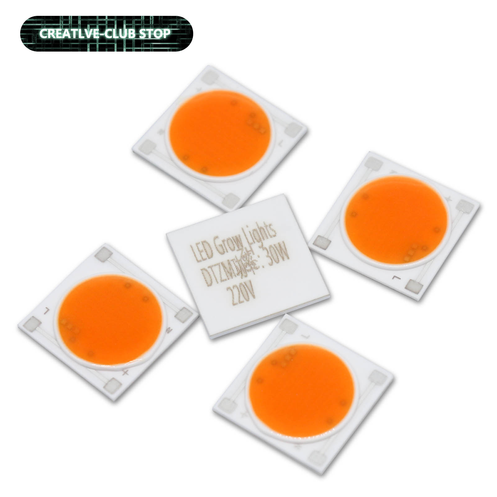 5pcs Ceramics Base LED COB Chi - Plant Grow Light Full Spectrum 评论和价格