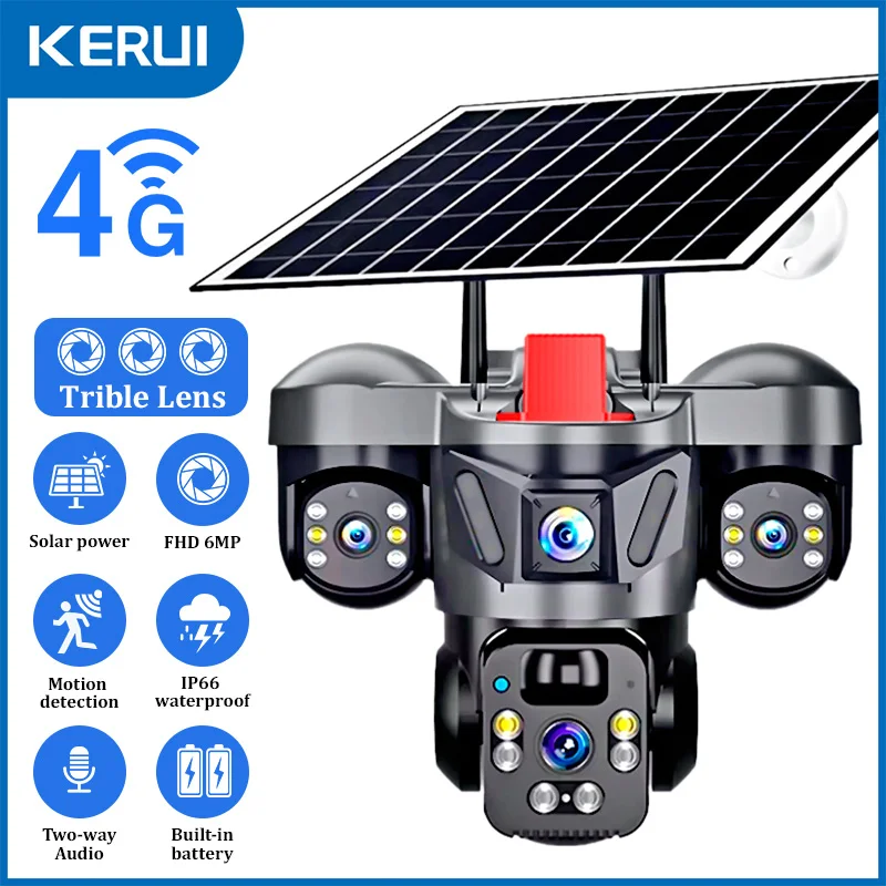KERUI V380 Pro Outdoor PTZ 6MP - Garden Camera 评论和价格