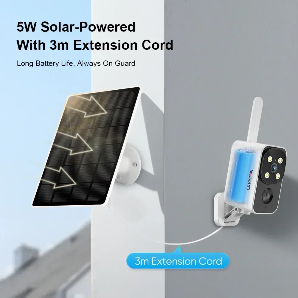 LS VISION Outdoor Solar Camera - Garden Camera 评论和价格