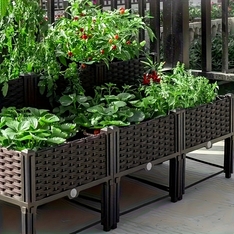 Garden Raised Bed, Elevated Fl - Self Watering Planter 评论和价格