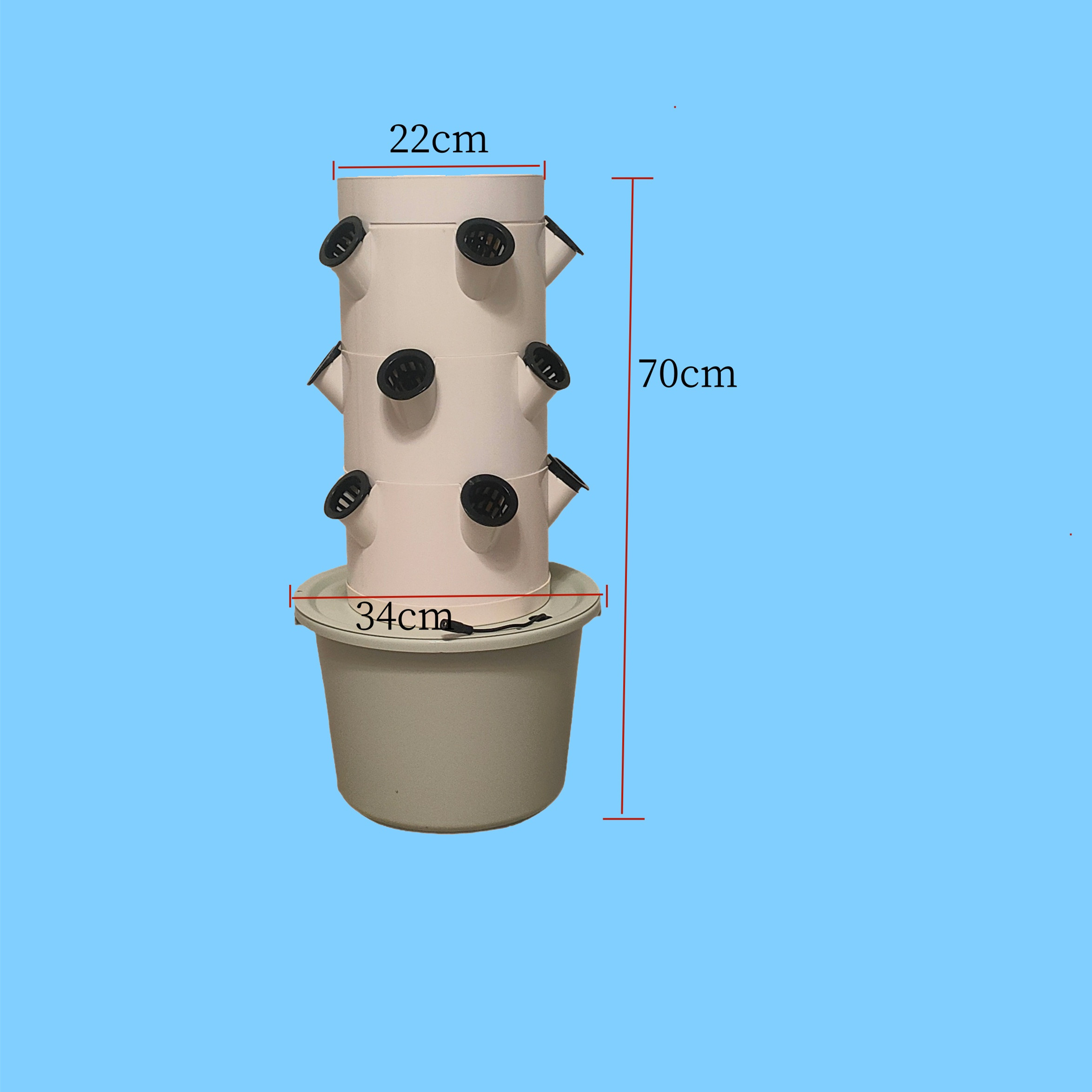 Vertical Hydroponic Growing Sy - Hydroponic Tower 评论和价格