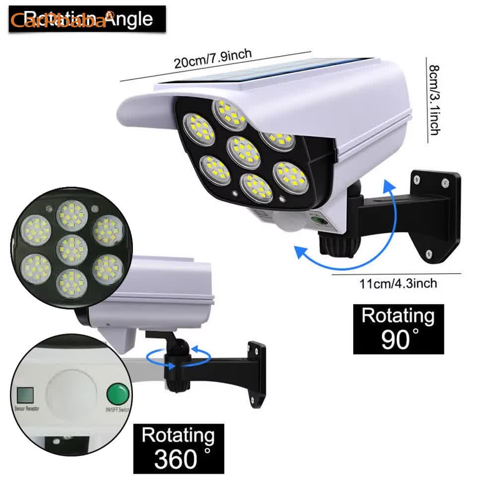 Outdoor Solar Light Motion Sen - Garden Camera 评论和价格